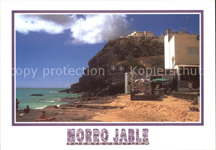 Morro Jable Restaurant am Strand Steilkueste