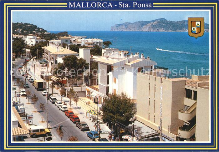 Santa Ponsa Mallorca Islas Baleares Panorama Meerblick