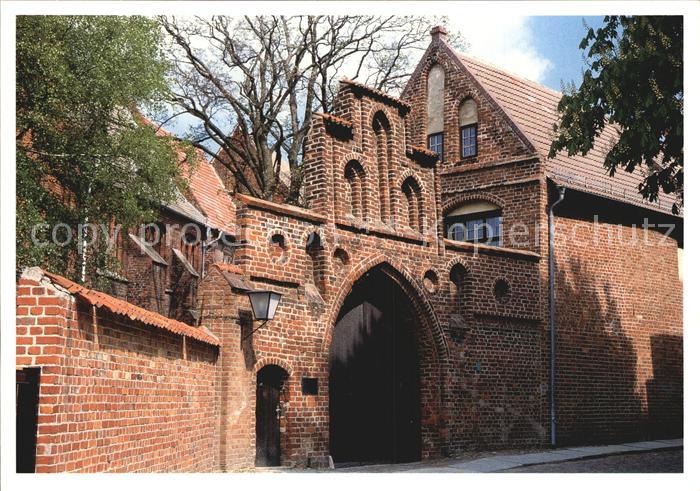 Stralsund Mecklenburg Vorpommern Portal am Katharinenberg aus Postkartenbuch Str