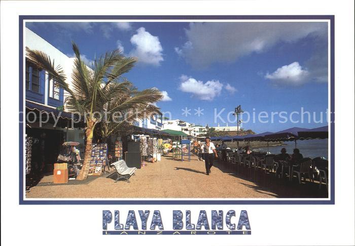 Playa Blanca Puerto del Carmen Promenade Souvenirs Restaurants am Strand