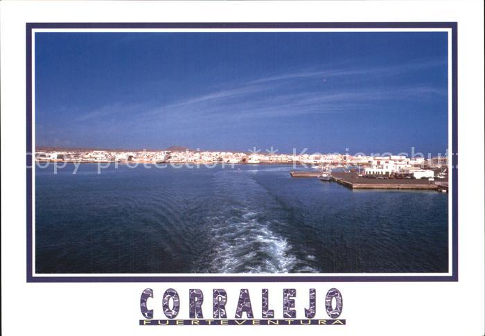 Corralejo Ansicht vom Meer aus