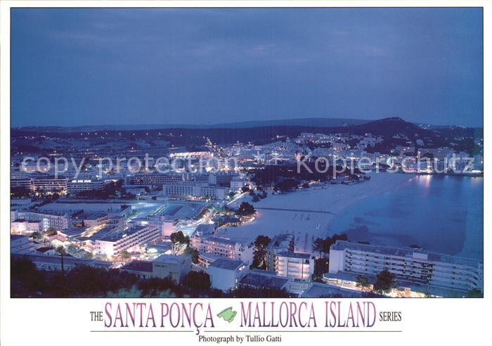 Santa Ponsa Mallorca Islas Baleares Nachtaufnahme The Mallorca Island Series