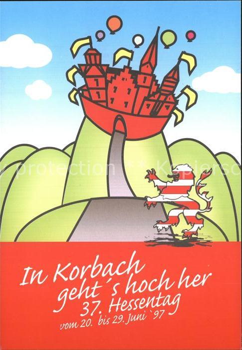 Korbach 37. Hessentag Kuenstlerkarte