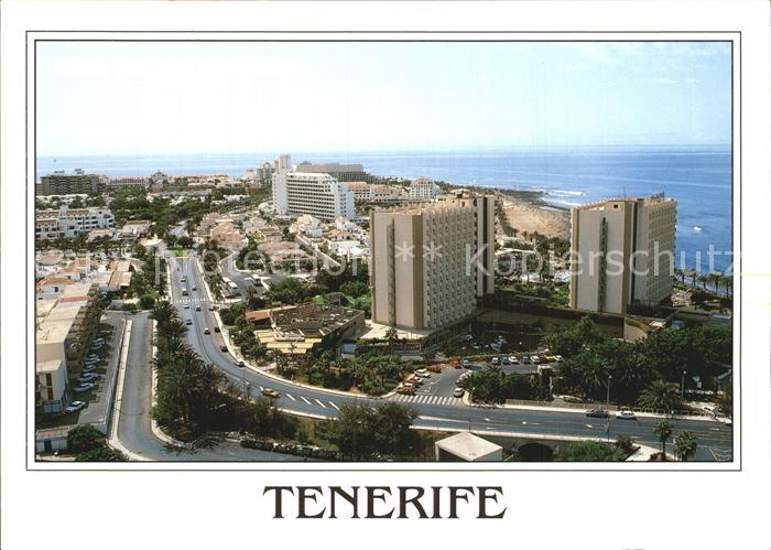 Playa de Los Cristianos Vista aerea Zona hotelera Coleccion Paisajes y Figuras
