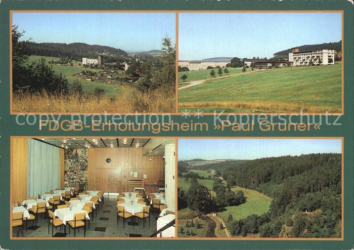 Caemmerswalde Rauschenbach FDGB Erholungsheim Paul Gruner
