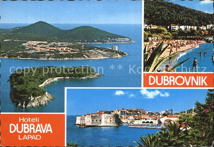 Dubrovnik Ragusa Strand Stadtansichten