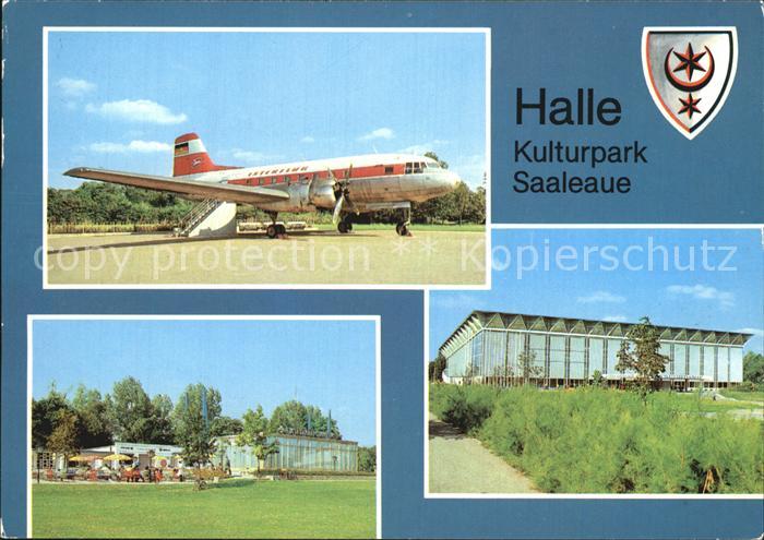 Halle Saale Kulturpark Flugzeug
