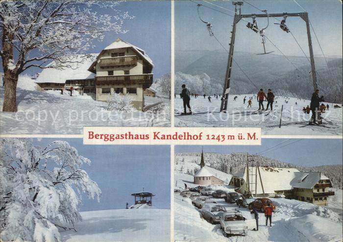 Peter Schwarzwald St Berggasthaus Kandelhof Winter
