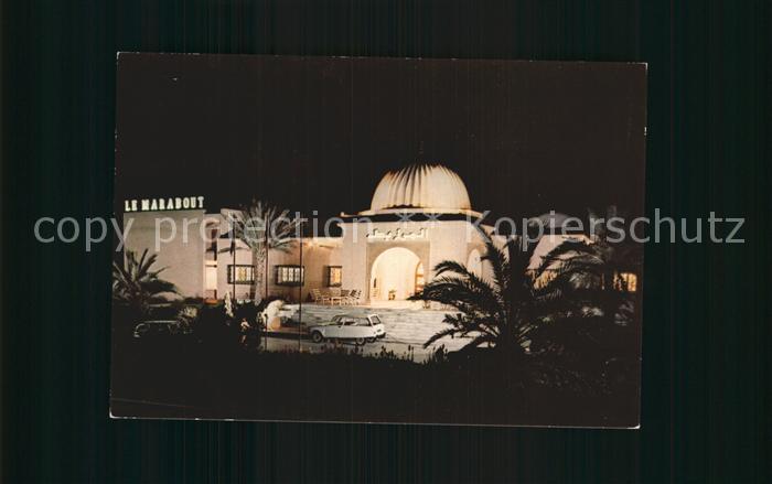 SOUssE Tunesie Hotel Marabout Nachtaufnahme