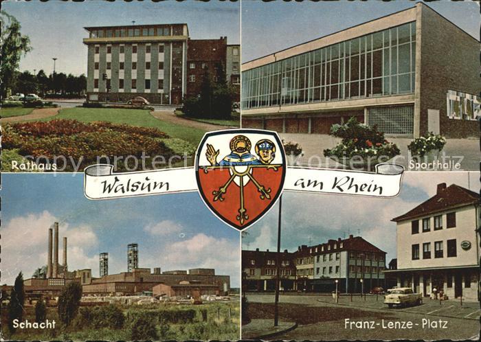 Walsum Duisburg Rathaus Sporthale Franz Lenze Platz Schacht