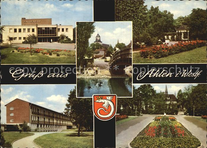 Ahlen Westfalen Hallenbad Parkanlagen