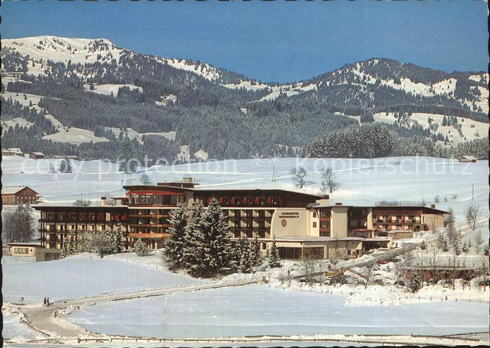 Sonthofen Oberallgaeu Kurhotel Sonnenalp Winter