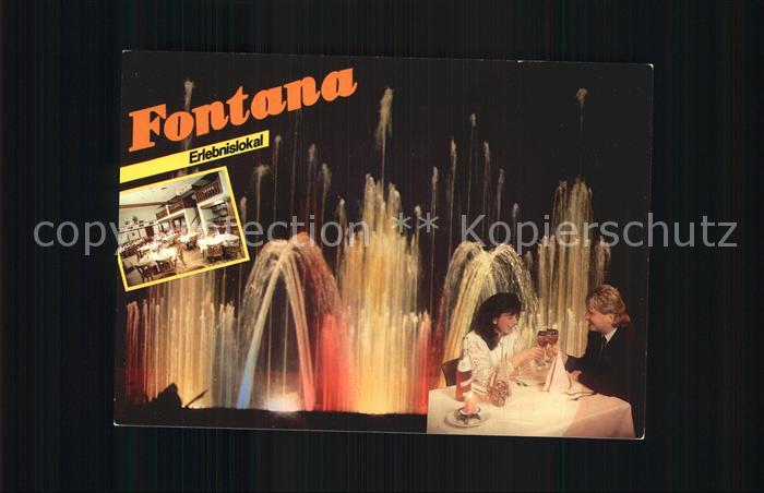 Voecklamarkt Gasthaus Bacchus Fontana Nachtaufnahme