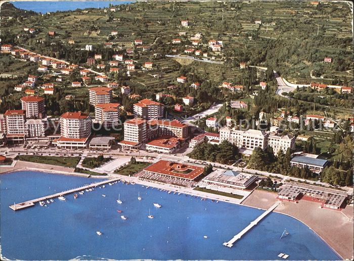 Portoroz Luftaufnahme