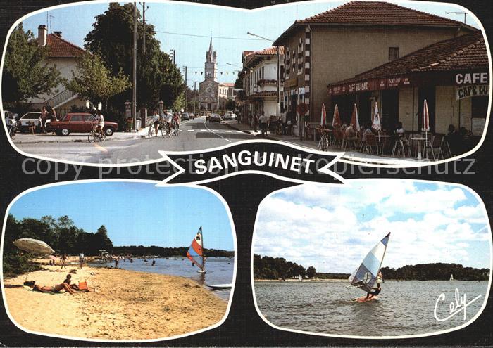 Sanguinet Stadtzentrum See Strand