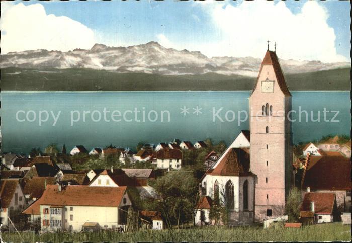 Hagnau Bodensee Schweizer Alpen