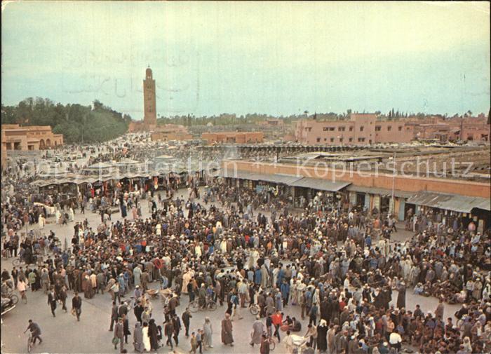 Marrakech Marrakesch Marktplatz