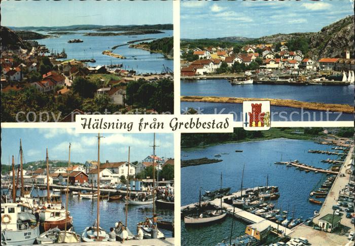 Grebbestad Hafen Panoramen