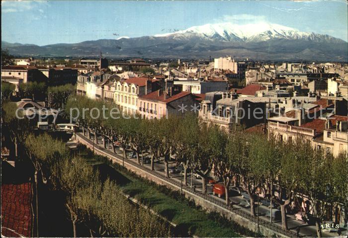 Perpignan Uferpromenade Panorama