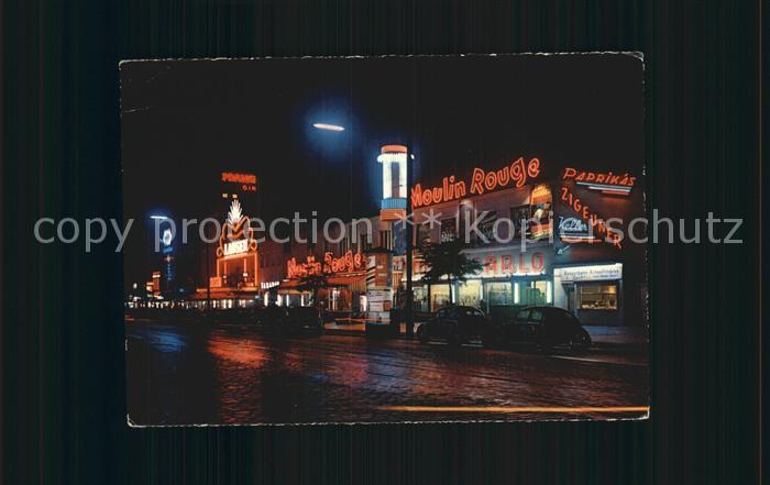 HAMBURG  CITY Reeperbahn Nacht