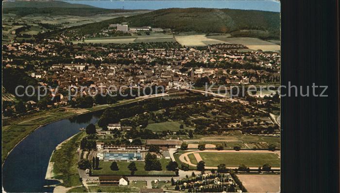 Hoexter Weser Luftbild