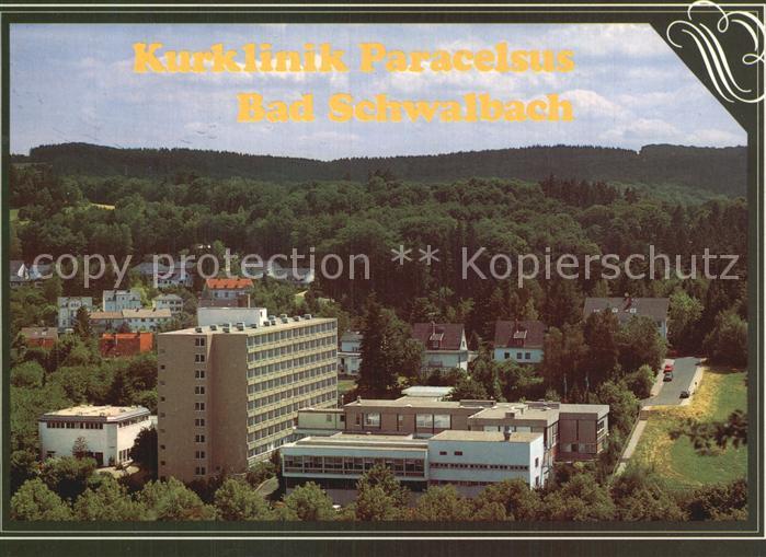 Bad Schwalbach Fliegeraufnahme Kurklinik Paracelsus