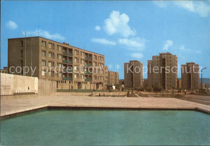 Tatabanya Befreiungsplatz Hochhaeuser