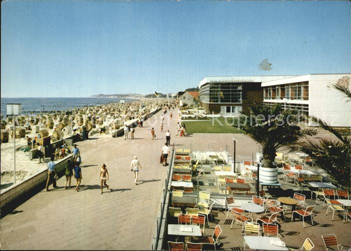 Groemitz Ostseebad Promenade Strand Meerwasser-Brandungsbad