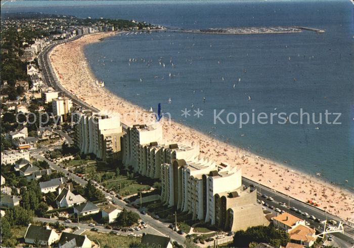 La Baule-Escoublac Fliegeraufnahme mit Strand