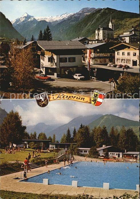 Kaprun Freibad mit Kitzsteinhorn