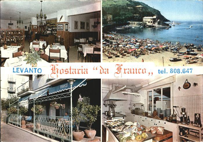 Levanto La Spezia Hostaria da Franco