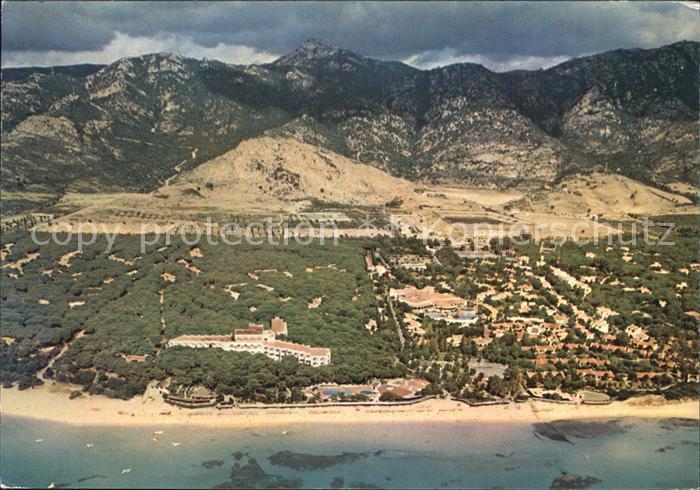 Santa Margherita di Pula Fliegeraufnahme Forte Hotel Village