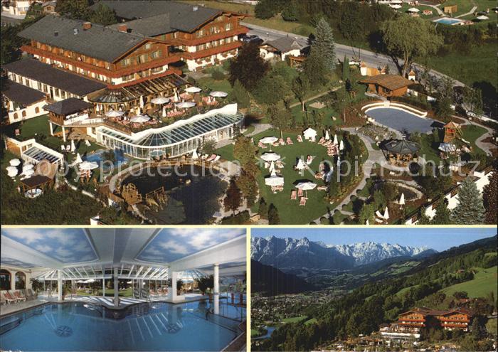 Sankt Johann Pongau Hotel Oberforsthof Fliegeraufnahme