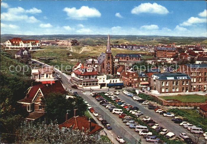 Wijk aan Zee Ortspartie mit Kirche