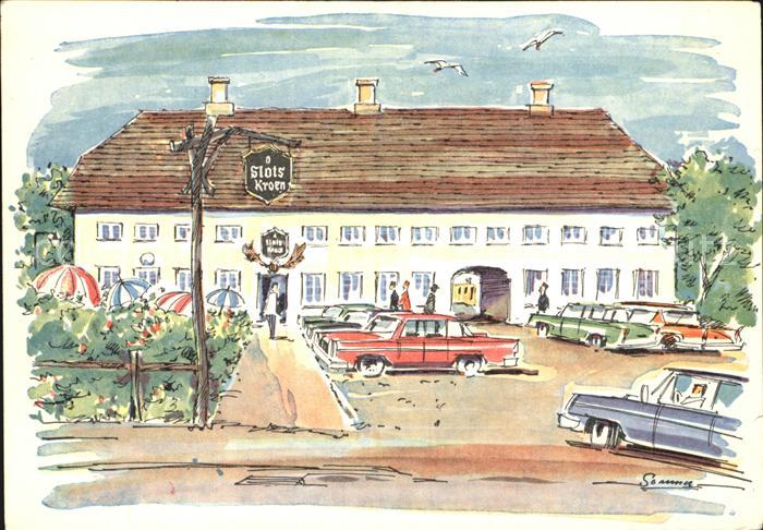 Hillerod The Castle Inn Kuenstlerkarte
