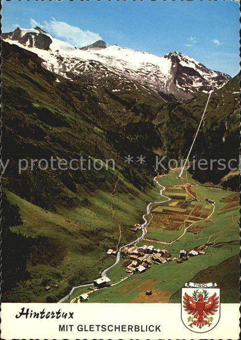 Hintertux Zillertal Fliegeraufnahme
