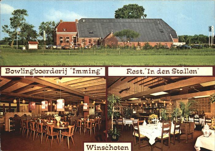 Winschoten Bowlingboerderij Imming Restaurant In den Stallen Winschoten