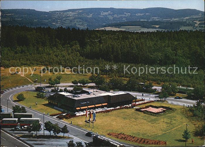 Schondra BAB Rasttaette Rhoen-Ost Fliegeraufnahme