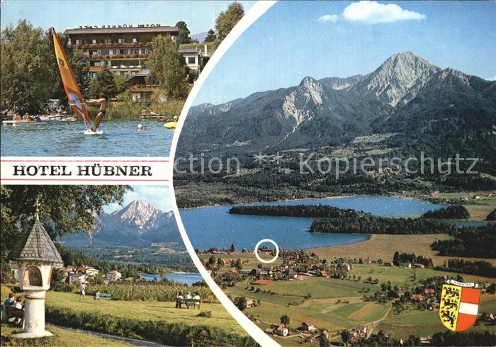 Drobollach Faaker See Hotel Huebner Fliegeraufnahme