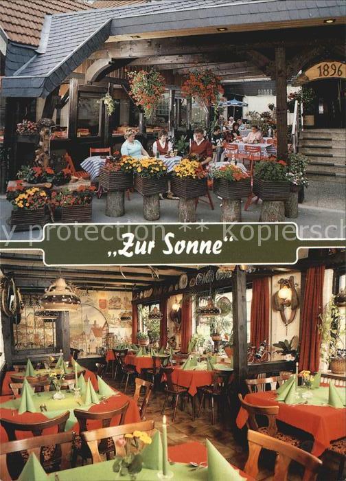 Gemuenden Taunus Gasthaus Pension Zur Sonne