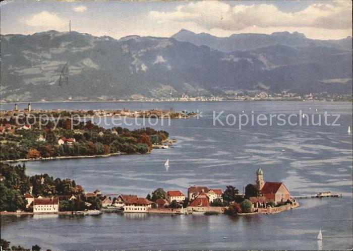 Wasserburg Bodensee Fliegeraufnahme