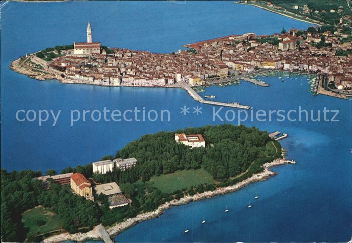 Rovinj Istrien Fliegeraufnahme