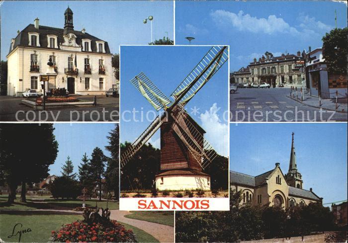 Sannois Hotel de Ville Moulin de Sannois