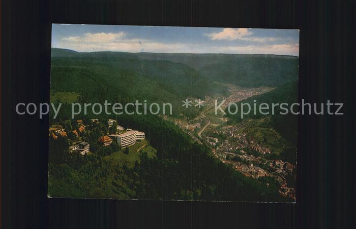 Wildbad Schwarzwald Fliegeraufnahme