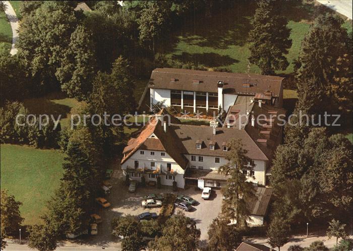 Bayerisch Gmain Fliegeraufnahme Sanatorium De. Mack
