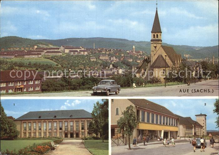 Aue Sachsen Kulturhaus Ernst Thaelmann Kaufhaus Schule