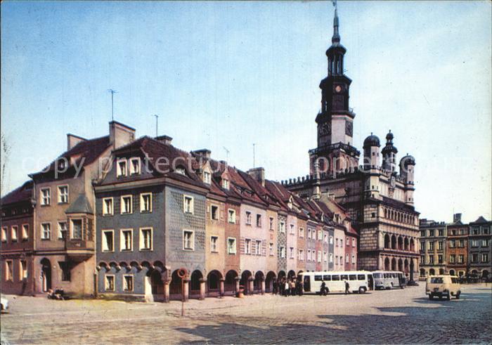 Poznan Posen Fragment Starego Rynku