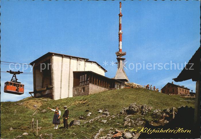 Kitzbuehel Tirol Bergstation Kitzbueheler Horn mit Sendeturm