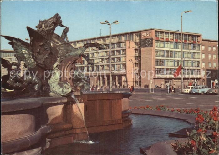 LEIPZIG Sachsen Hauptpostamt Karl Marx Platz