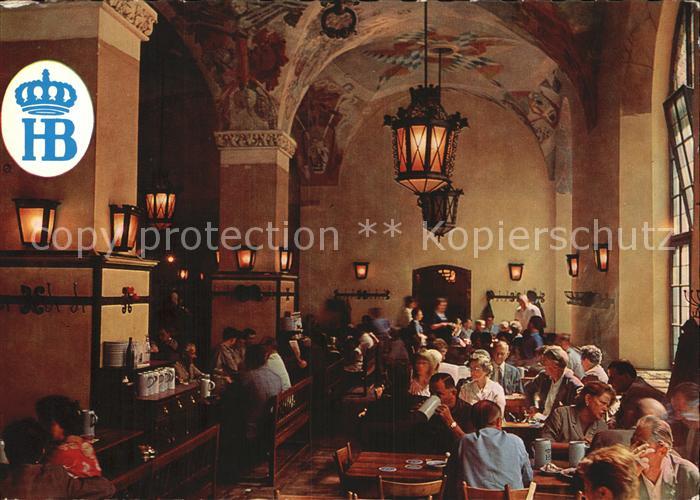 Muenchen Bayern Hofbraeuhaus innen